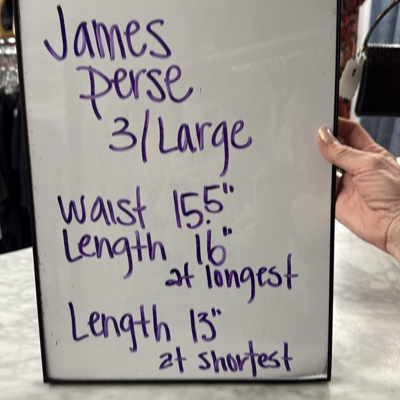 James Perse Black Wrap Style Pull On Cotton Blend Mini Skirt Size 3/Large - Picture 11 of 11